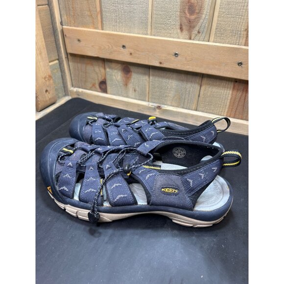 Keen Mens Newport H2 Sandals Size 11 Blue Anatomic Footbed - Picture 7 of 8